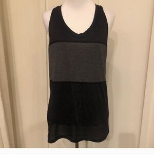 Lululemon Black Gray Racerback Tank 8